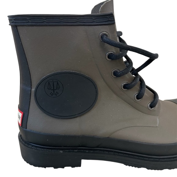 HUNTER Men’s Original Bullseye Derby Boots, Swamp Green/Black, With Box, Size 9 - Picture 9 of 12